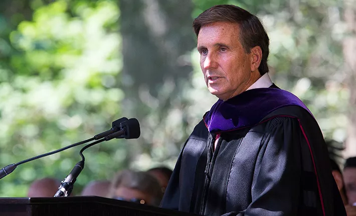 Commencement 2015 Randy Holland '69, Doctor of Laws