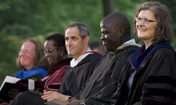 Rachel Merz, Valerie Smith, Salem Shuchman '84, Jaky Joseph '06, and Sibelan Forrester.