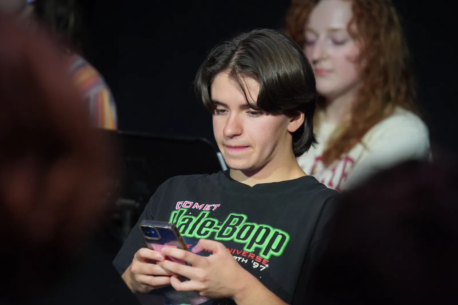 joe fox reads his phone in an excerpt from see u soon, don't get microwaved