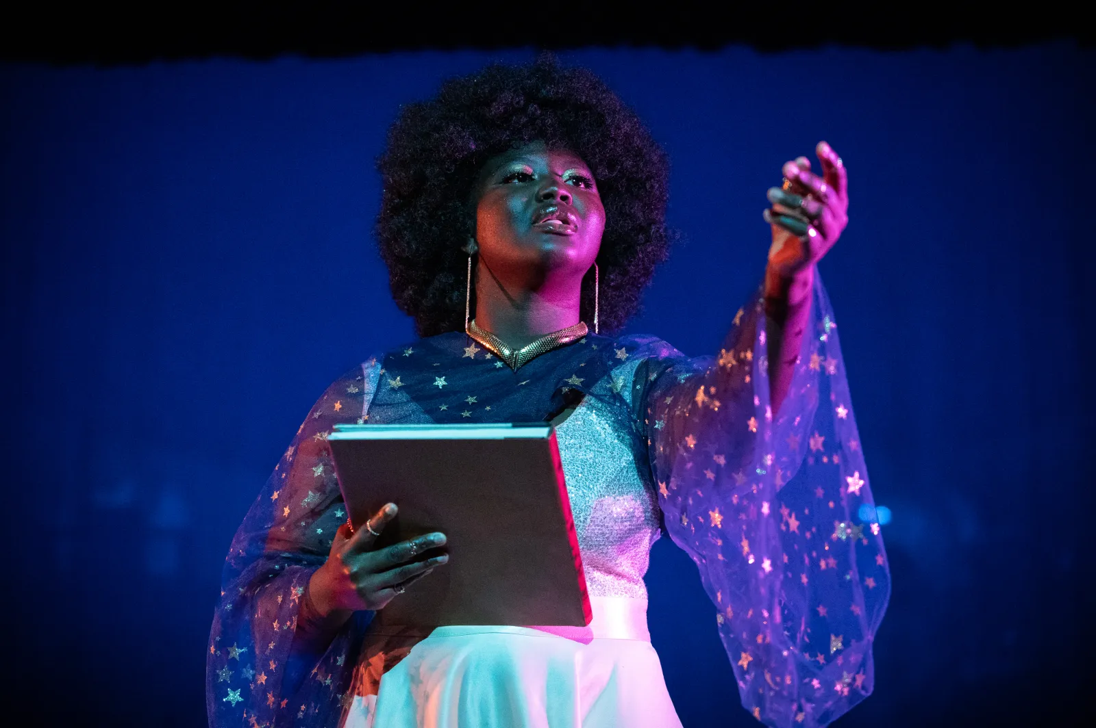 Lizzie Agyei as the Fairy Godmother.