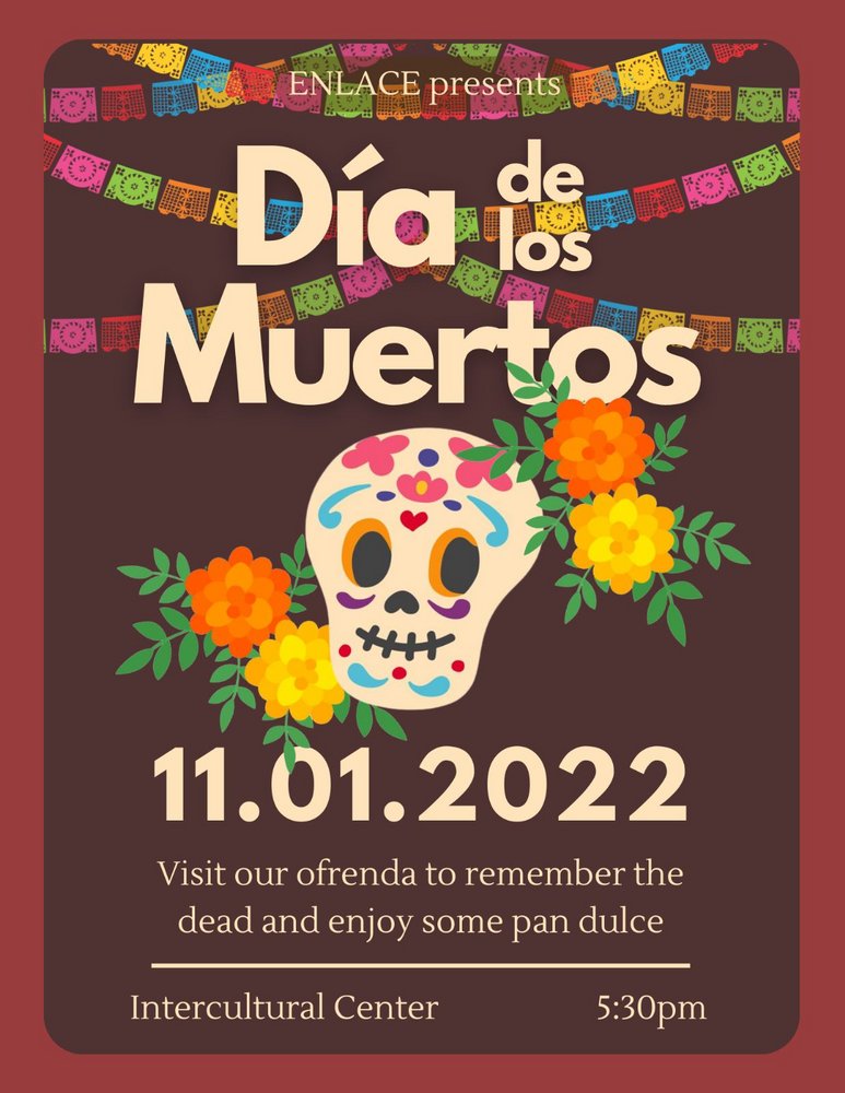 Latinx/e Heritage Month dia de los muertos poster