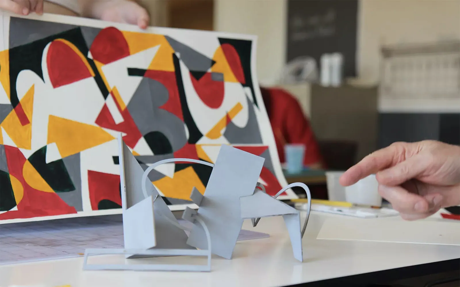 Student artwork from Studio Architecture course, Spring 2021