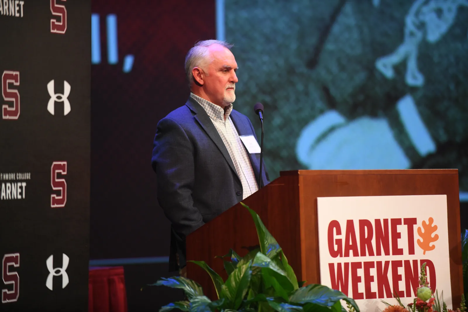 Jay Peichel at podium