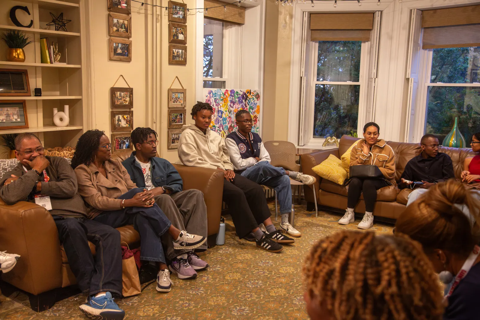 Group of alumni in Black Cultural Center