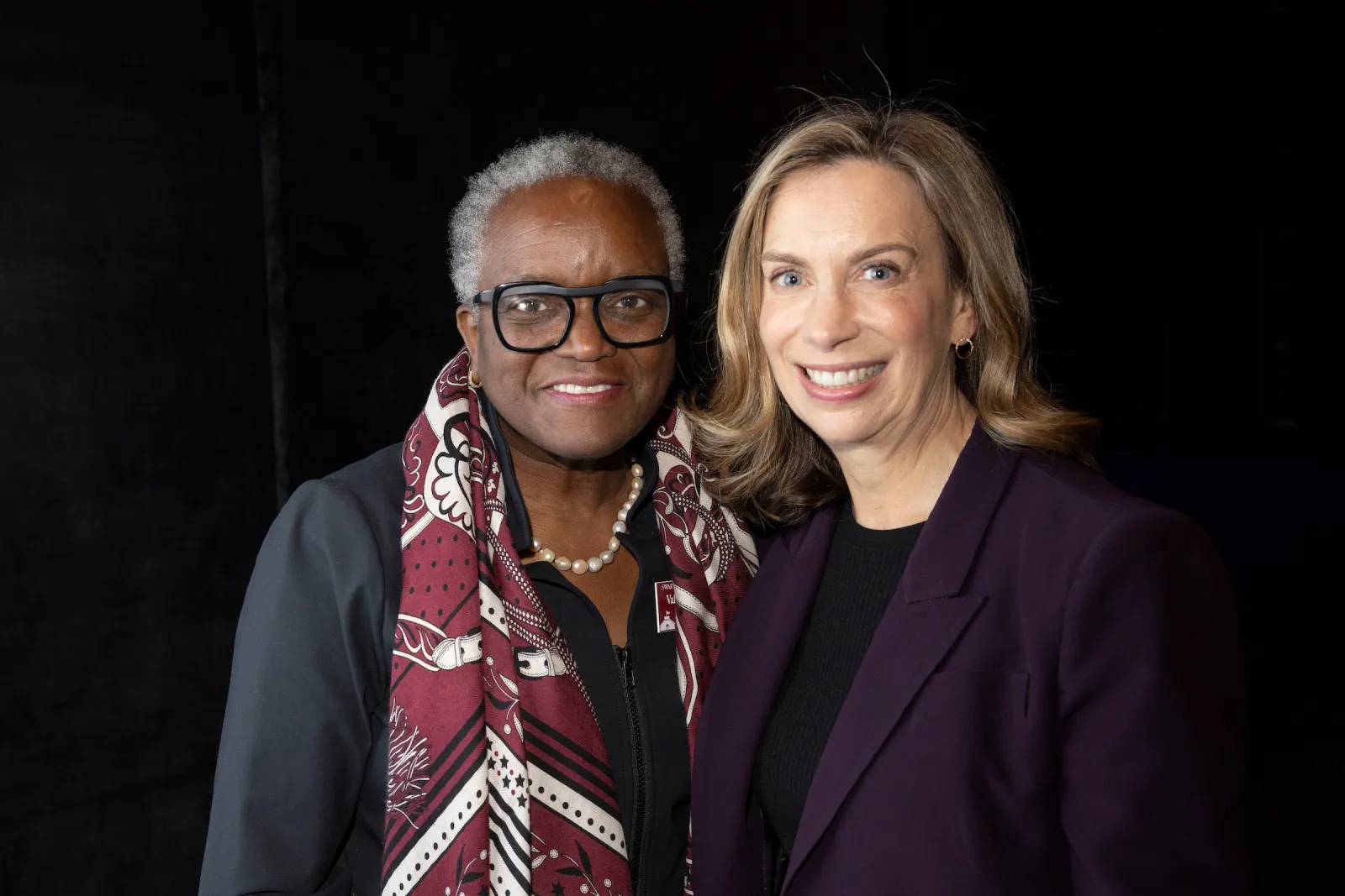 Val Smith with Leslie Abbey