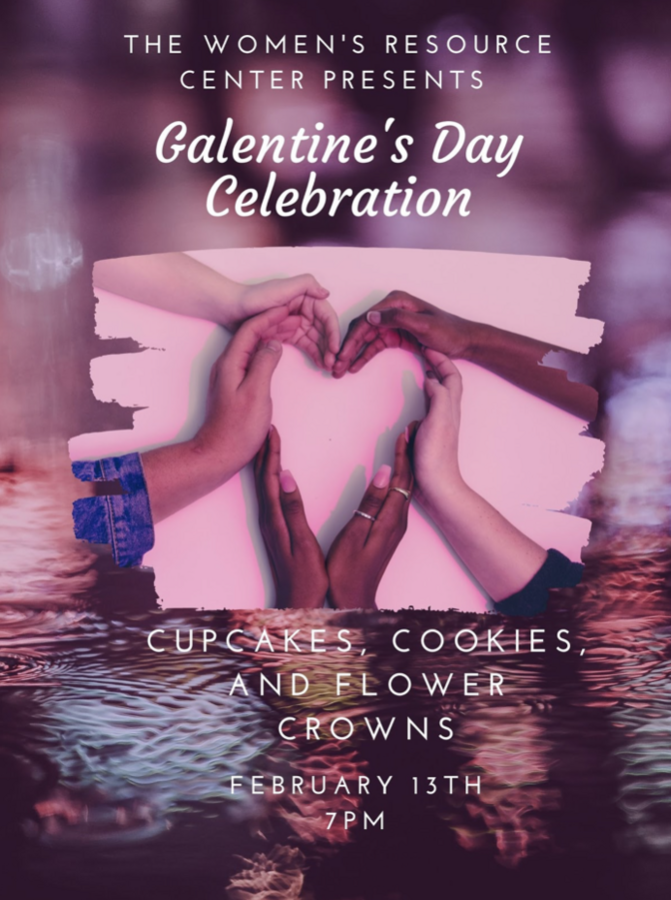 galentine's day celebration flyer