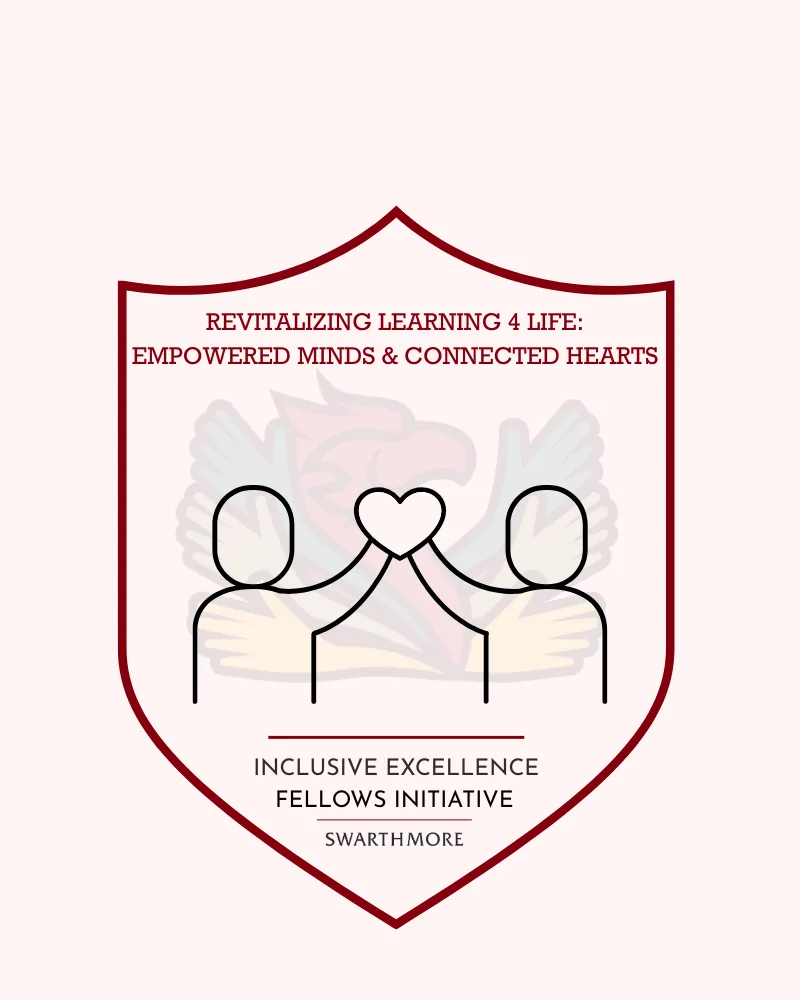 Shield shaped logo for "Revitalizing Learning 4 Life: Empowered Minds & Connected Hearts."