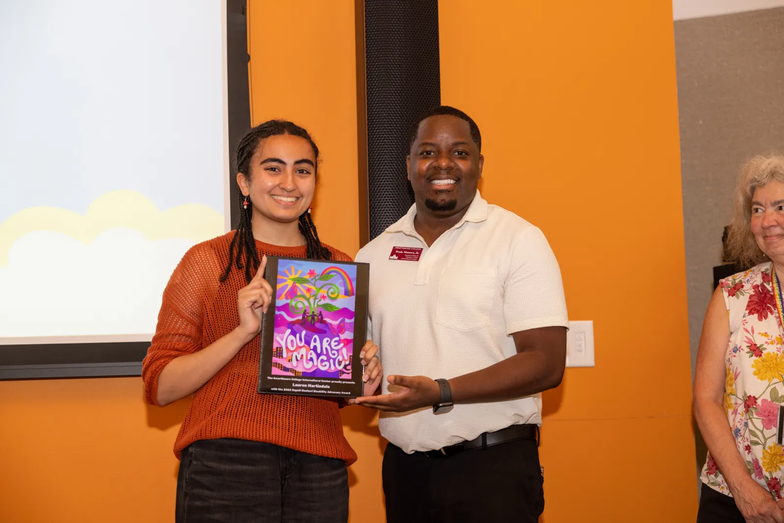 Dean Manora and Student Awardee