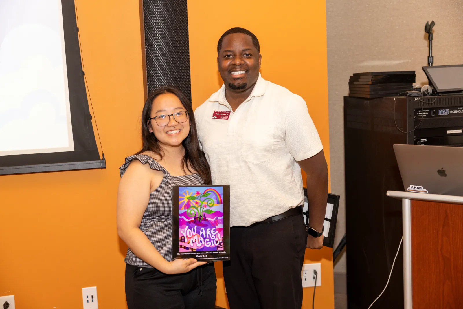 Dean Manora and Student Awardee