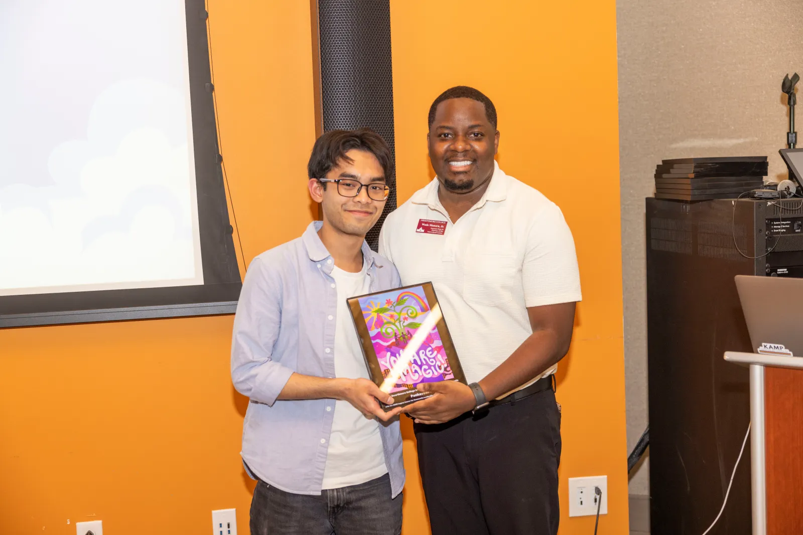 Dean Manora and Student Awardee