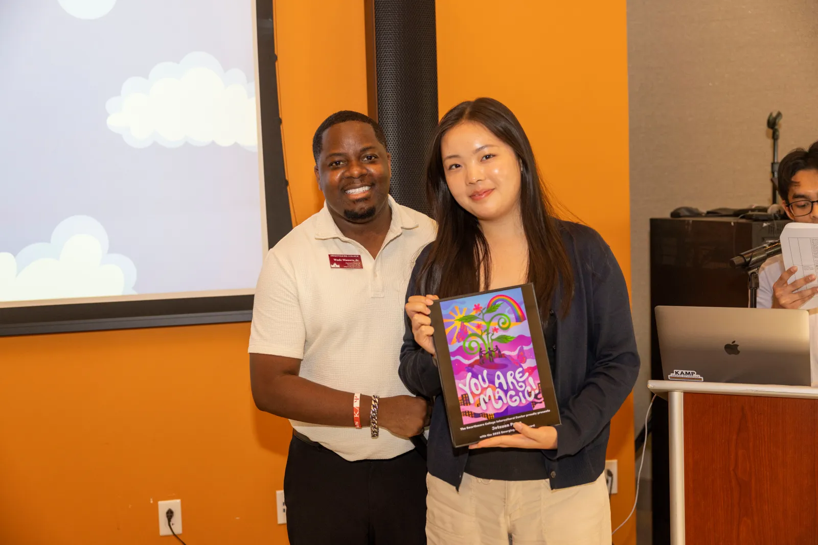 Dean Manora and Student Awardee