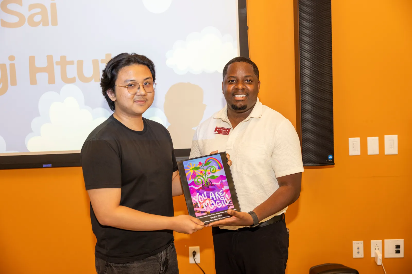 Dean Manora and Student Awardee