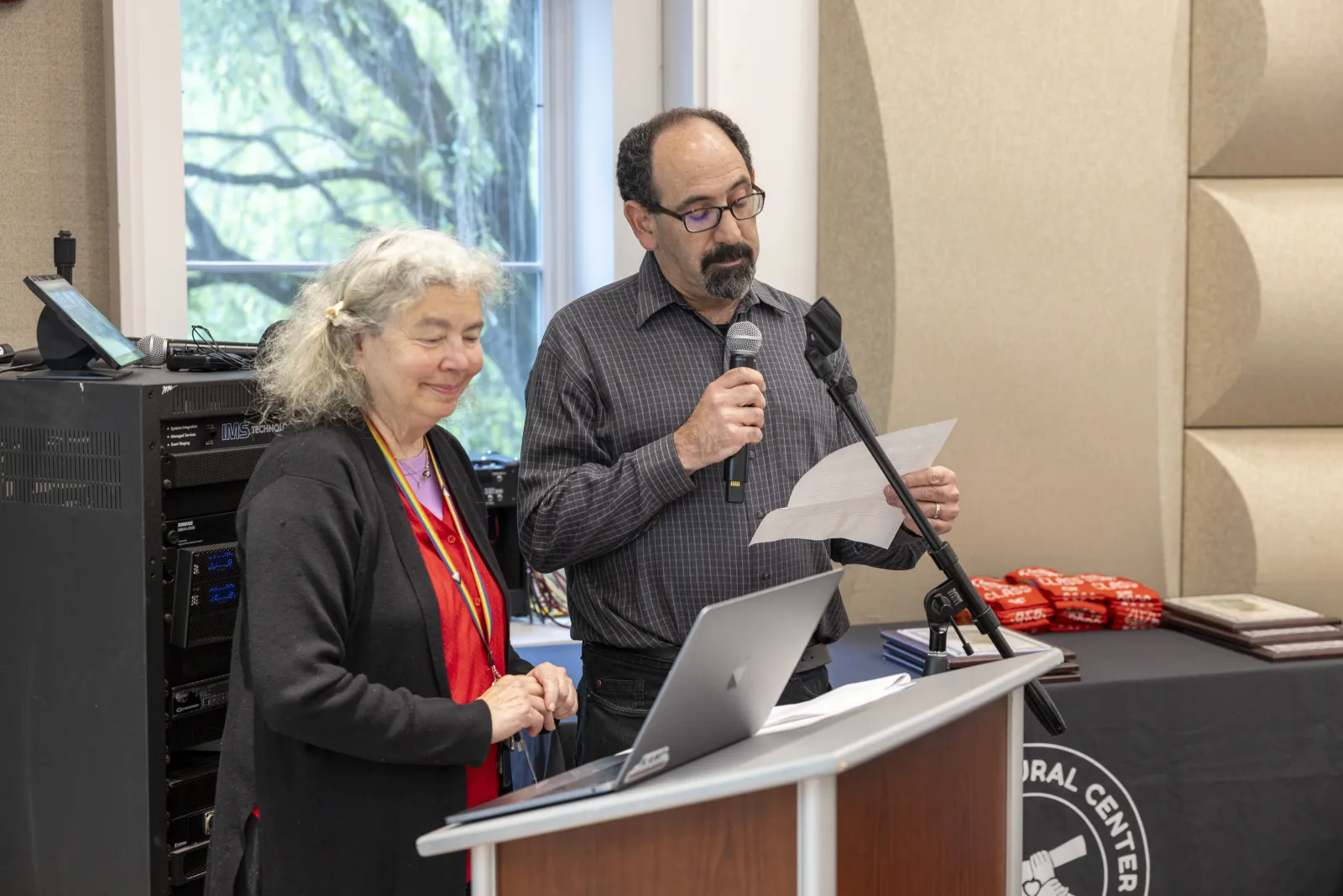 Presenters announcing The Napoli-Kochavi Disability Advocacy Award