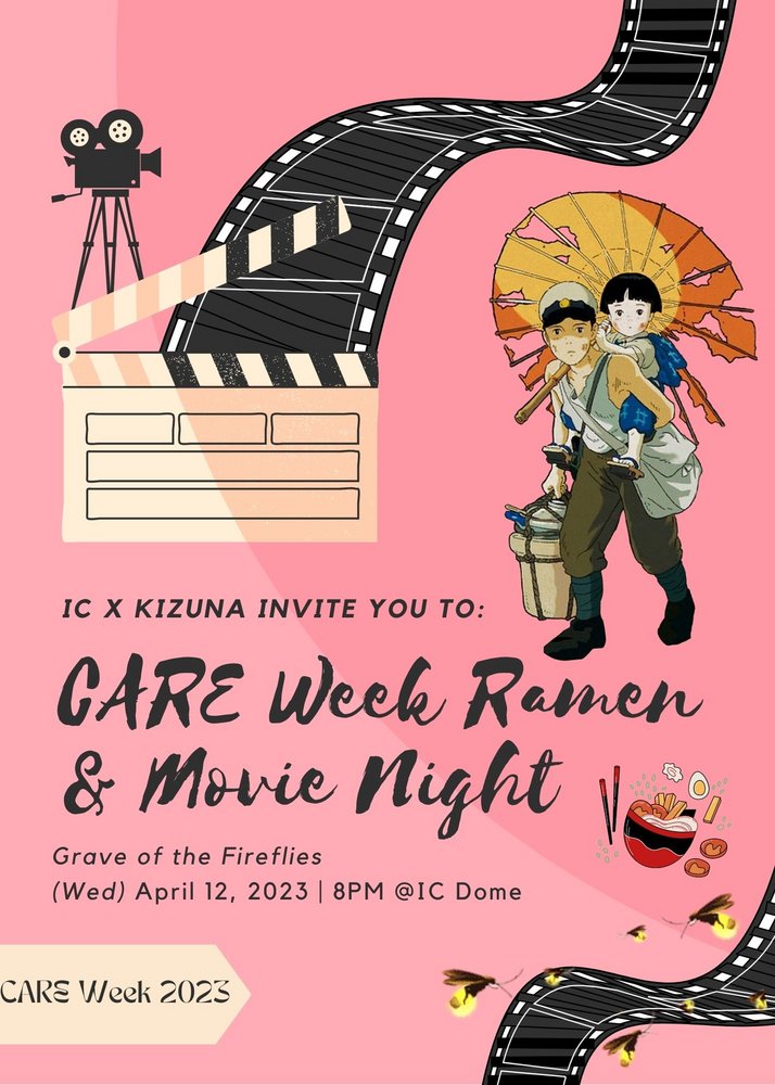 CARE Week Ramen and movie night flyer
