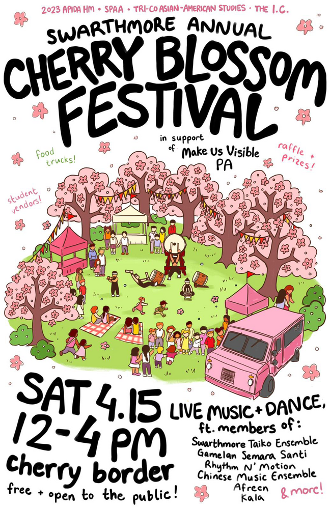 APIDA cherry blossom festival flyer