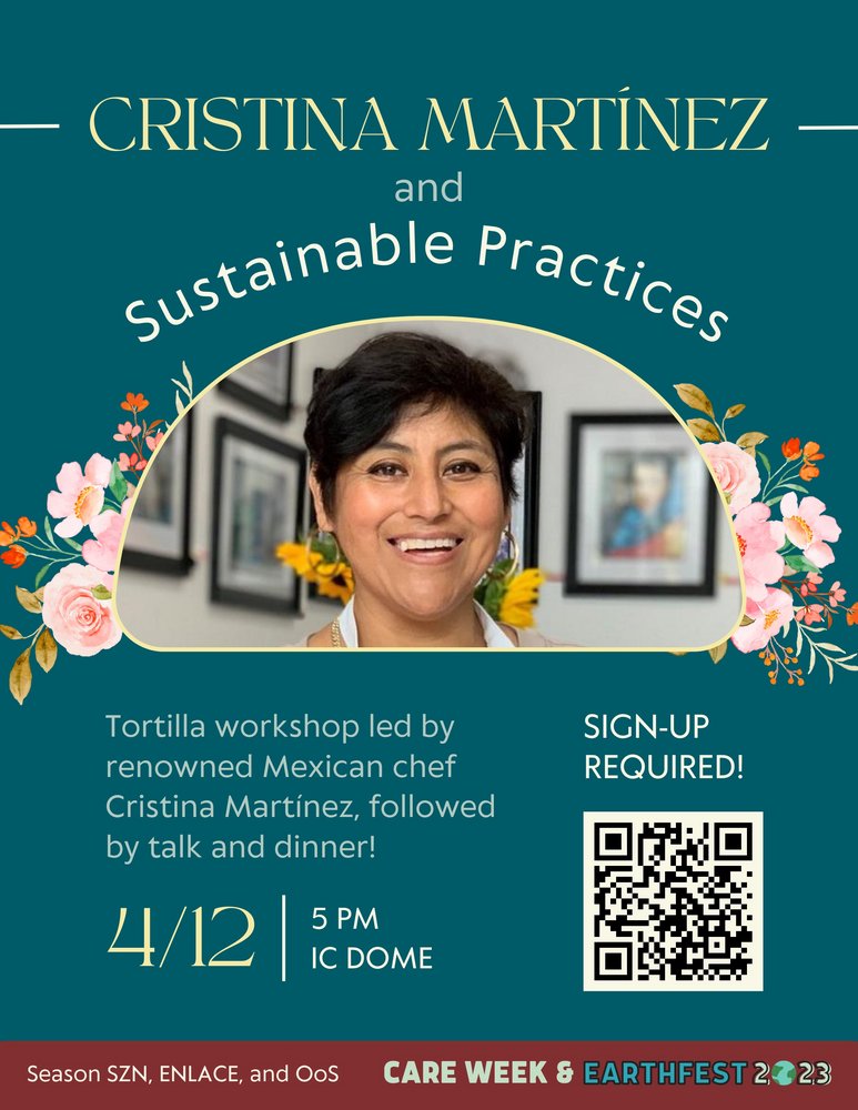 cristina martinez tortilla workshop Season SZN flyer