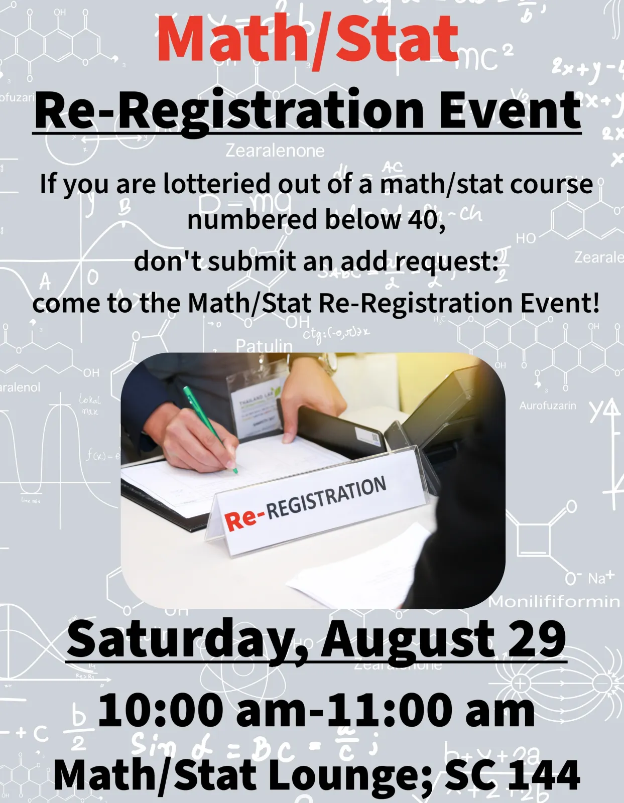 math re-registration
