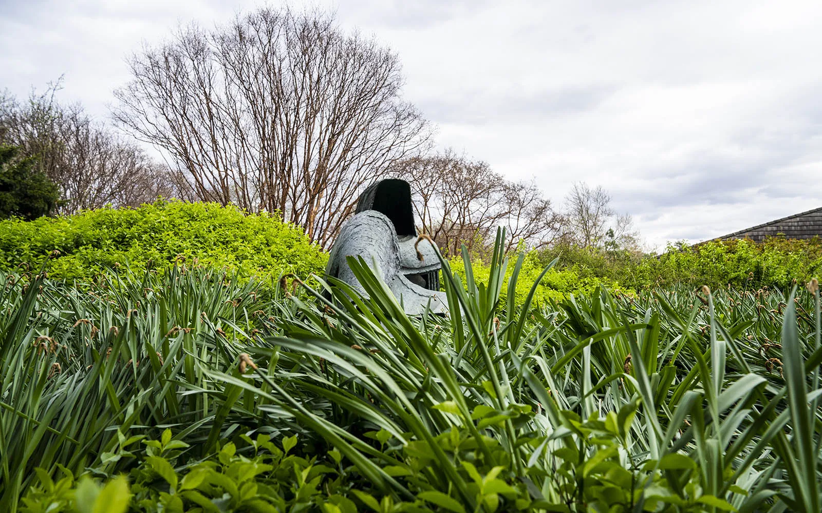 art sculture in garden