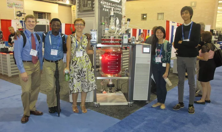 The lab at the American Chemical Society meeting in Philadelphia.