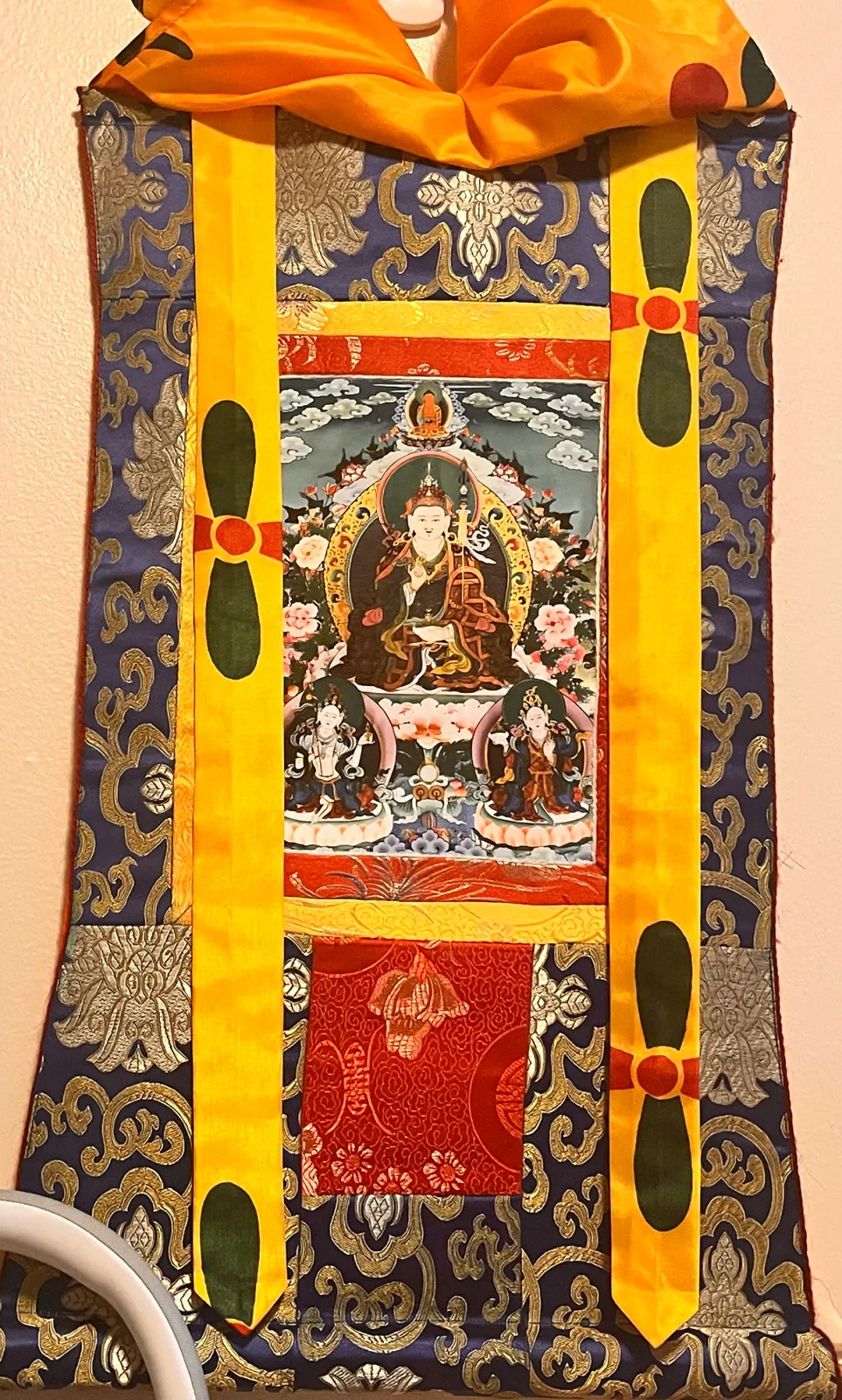 Yellow tapestry