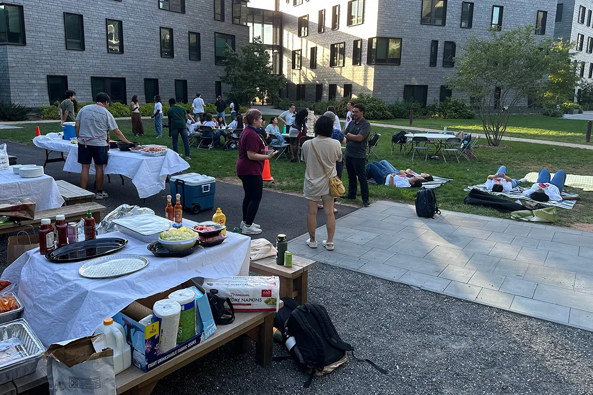 Orientation grilling event