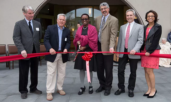 Ribbon Cutting Ceremony for the Inn