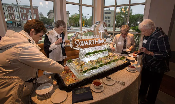 Free food at the celebration