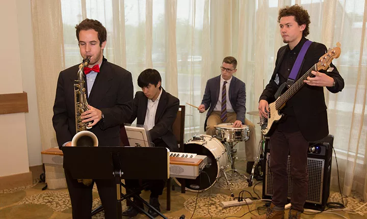 Student musicians perform