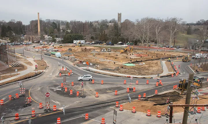 Construction begins