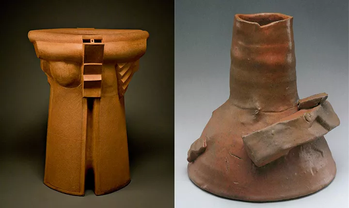 Ceramic work by Robert Turner and William Daley