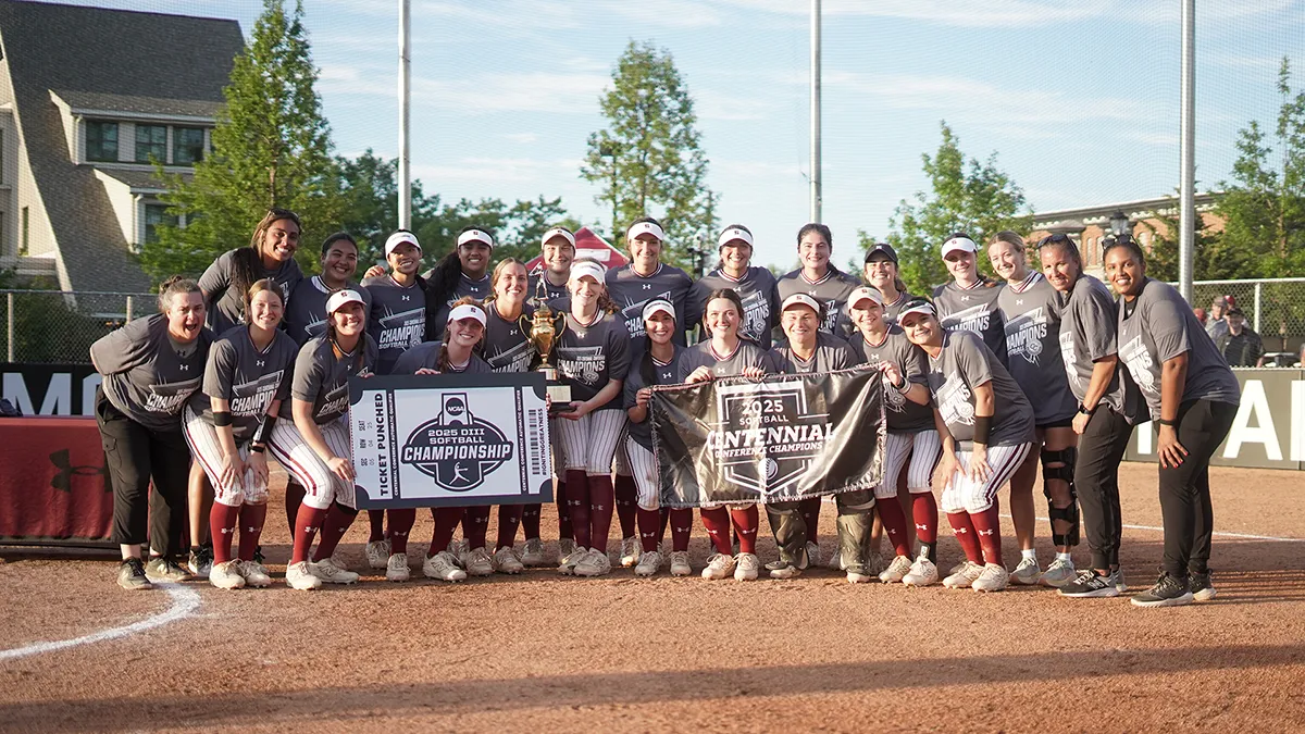 softball team celebrates conference title