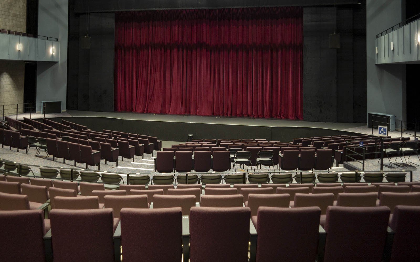 Interior of Lang Performing Arts Center