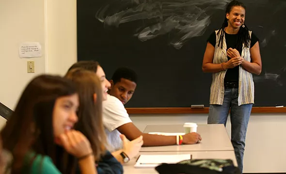 Professor Yvonne Chireau teaching a class