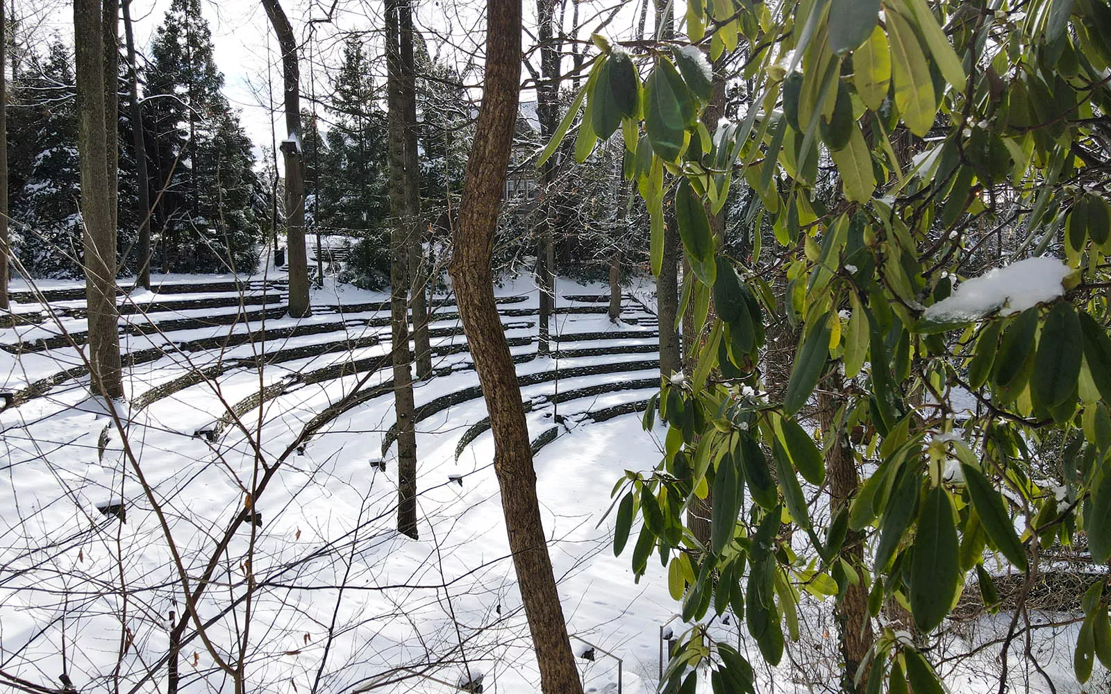 amphitheater in the snow