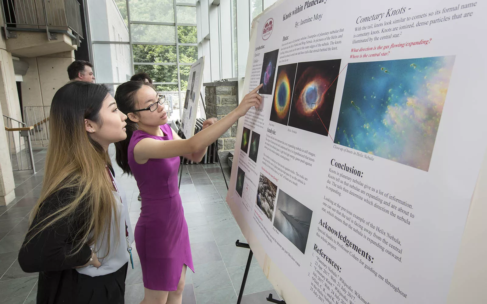 student poster session
