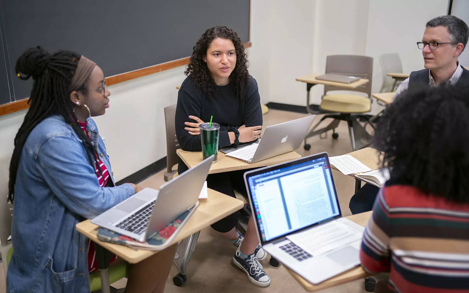 professor teaching a class