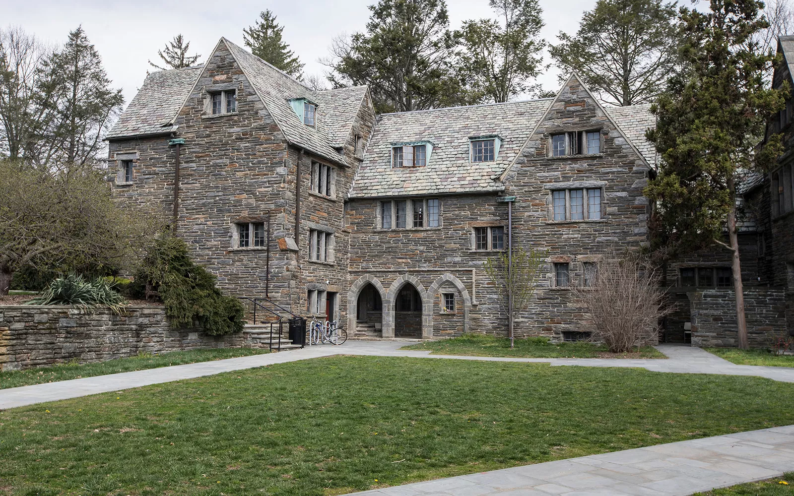 Exterior shot of worth dorms