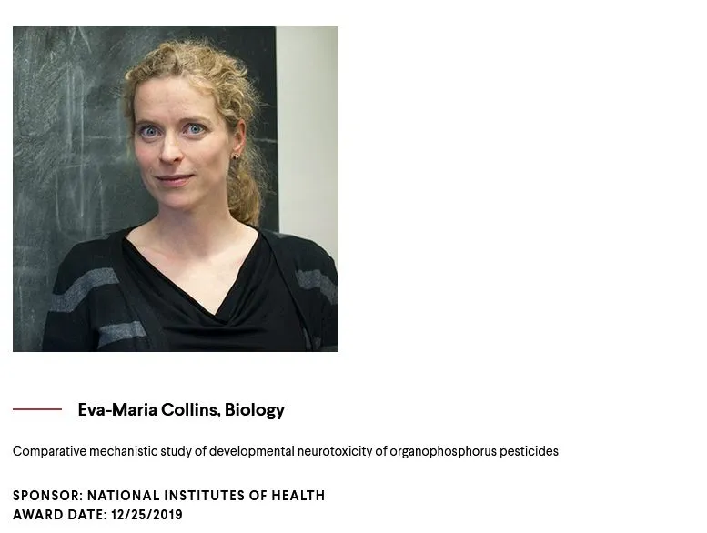 Eva_Maria Collins grant information