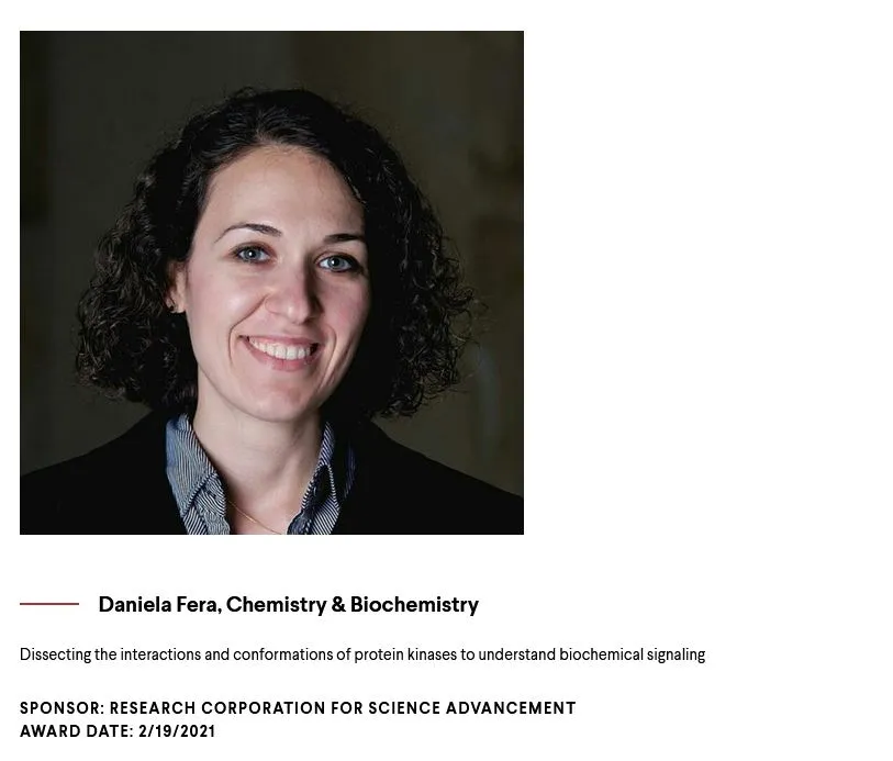Daniela Fera grant description