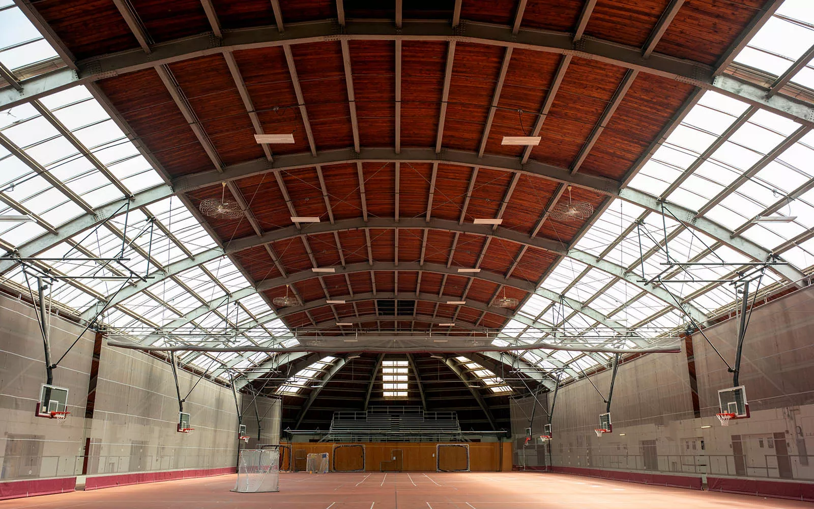 Interior shot of the Lamb-Miller Fieldhouse