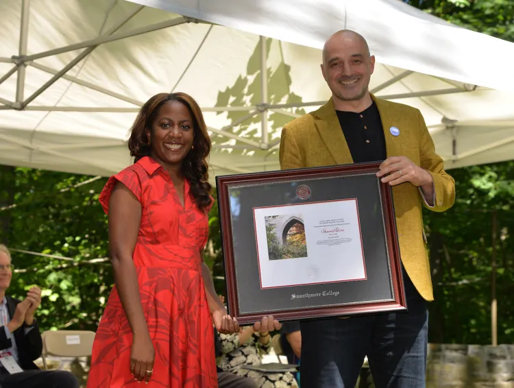 Ayanna Johnson ’09 and Shamil Mustafa Idriss ’94