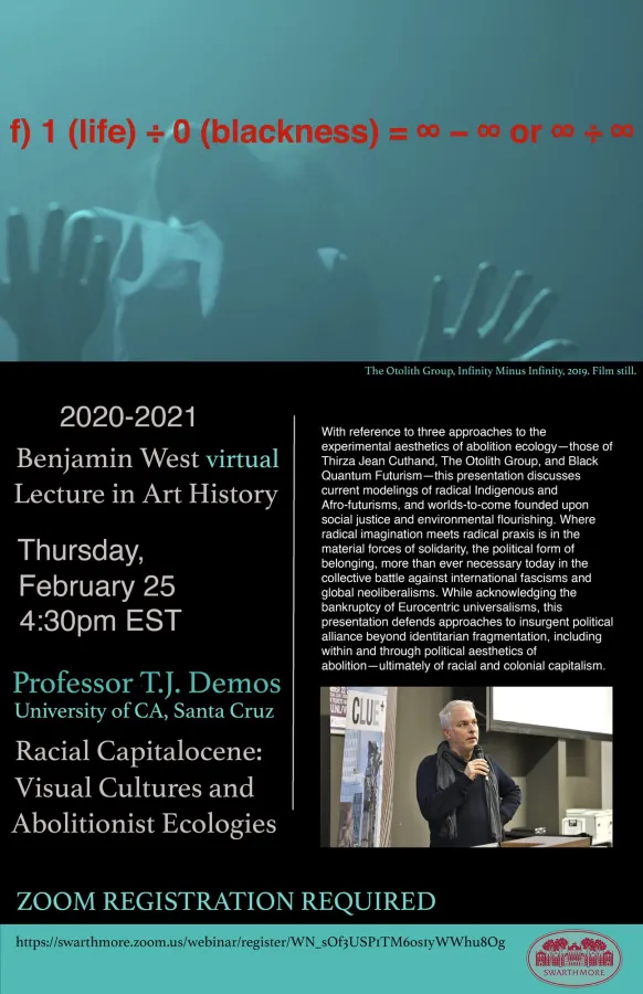 Swarthmore College 2020-2021 Benjamin West Lecture in Art History