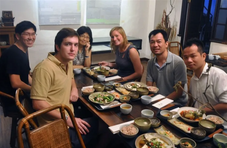 student-alumni gathering in Taipei a Swarthmore student-alumni gathering with faculty at the famous