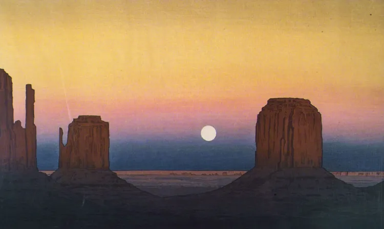 Monument valley painting