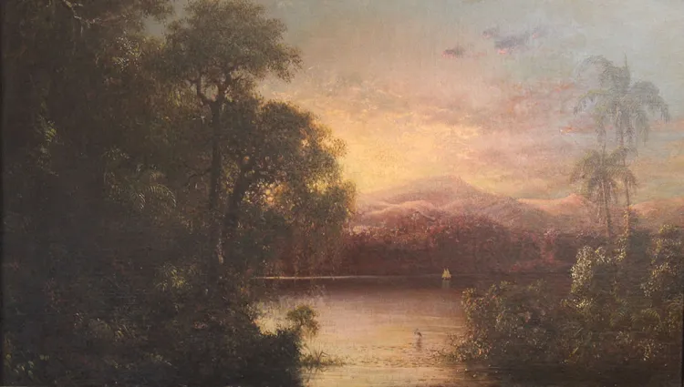 Painting of sunset
