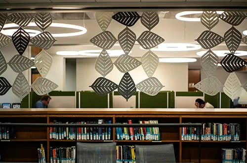 Interior of McCabe library