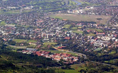 UCT as seen from Table Mountain