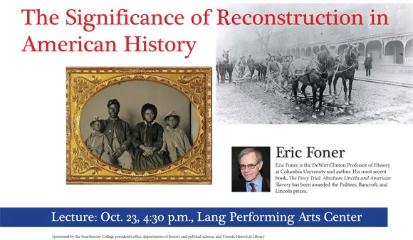 Poster for the 2013 James A. Field Lecture, designed by Phillip Stern.