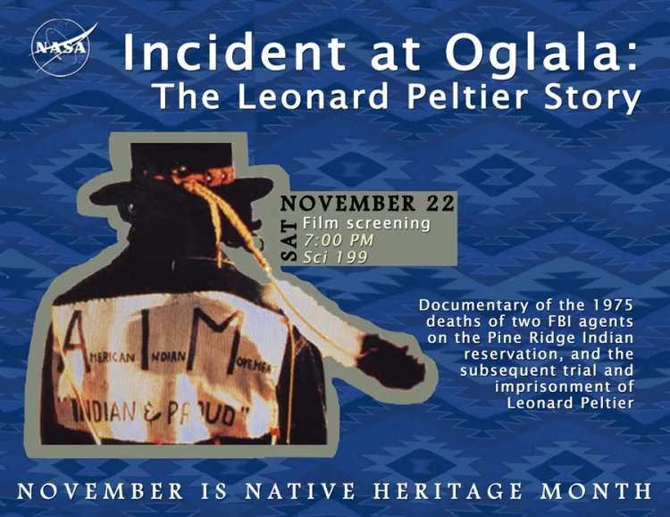 Incident at Oglala flyer