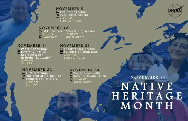 Native Heritage Month calendar